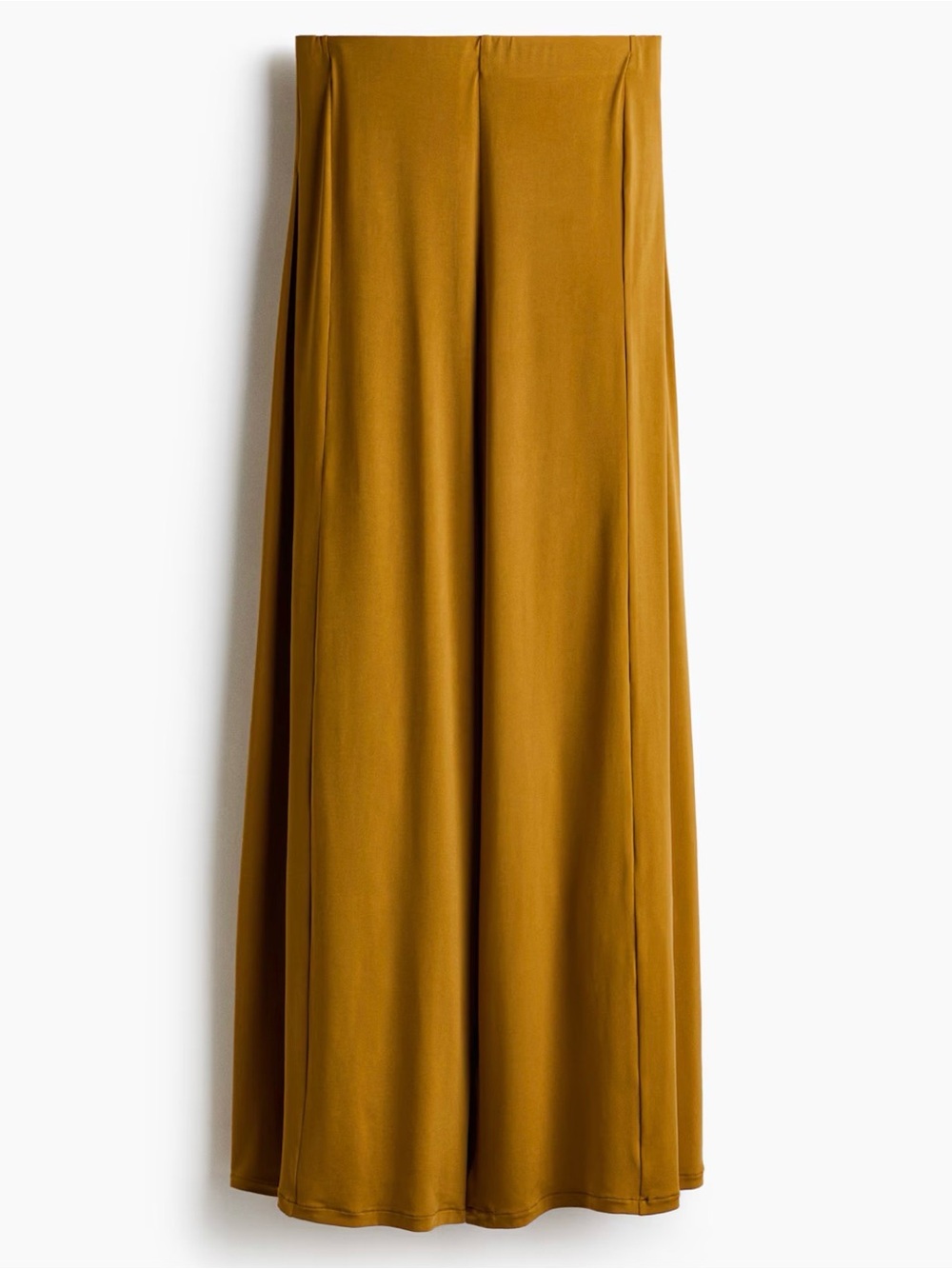 H&M Mustard Wide Leg Jersey pants